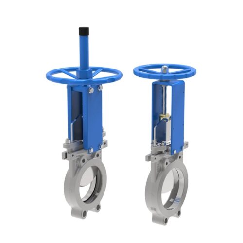 Stainless steel knife gate valve