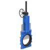Wear resistant knife gate valve