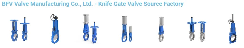 knife gate valve factory