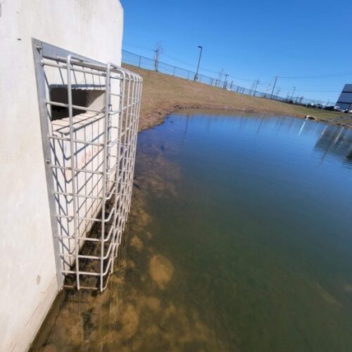 DETENTION BASIN TRASH RACKS