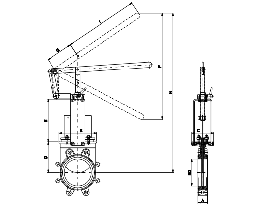 knife gate valve 4
