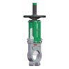 Bidirectional stainless steel knife valve