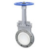 Manual Ceramic Flanged Knife Edge Gate Valve