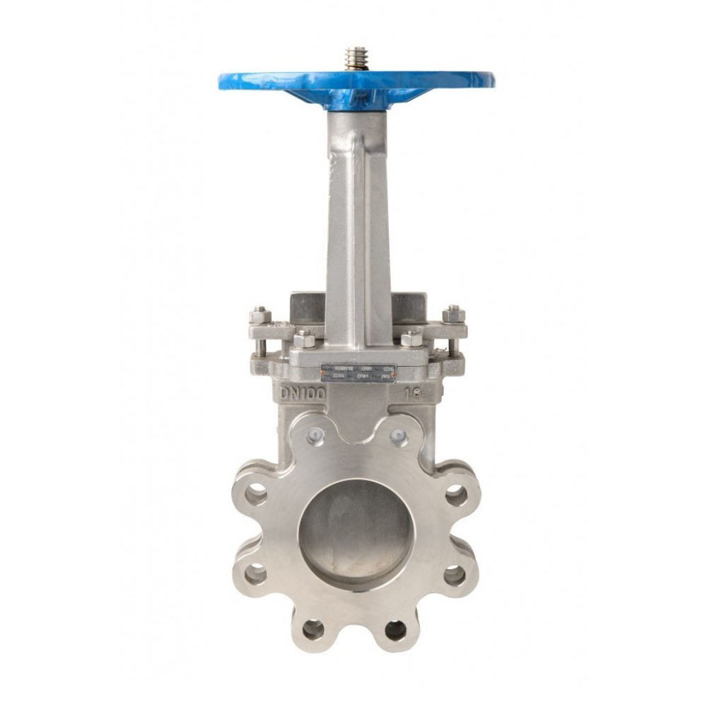 Metal seated knife gate valve
