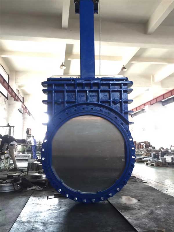 large diameter knife gate valves