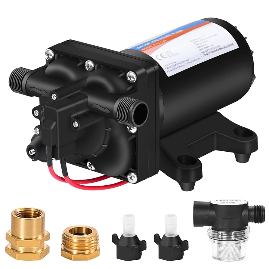 A stock image illustrating 12v water pump for irrigation concepts