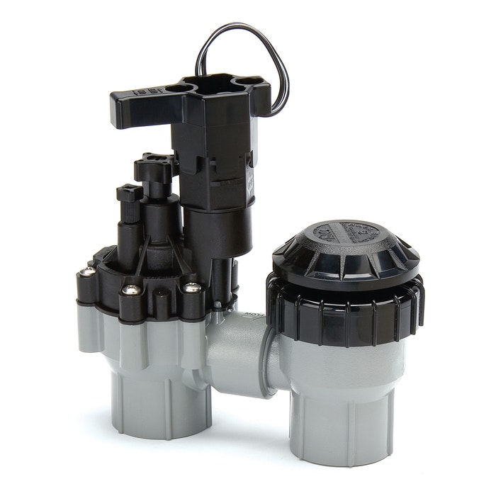 A stock image illustrating 3/4 irrigation shut off valve concepts