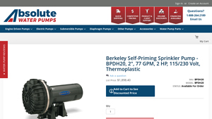 Berkeley - Self-Priming Sprinkler Pump BPDH20