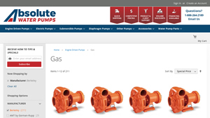 Absolute Water Pumps - Berkeley Engine Driven Water Pumps