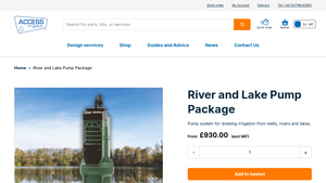 Access Irrigation - River and Lake Pump Package