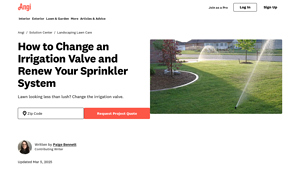 Angi - New Irrigation Valve Installation