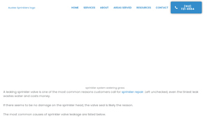 Austex Sprinklers - Sprinkler Repair Services