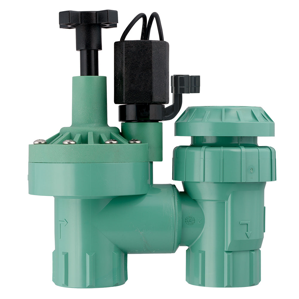 A stock image illustrating automatic irrigation valves concepts