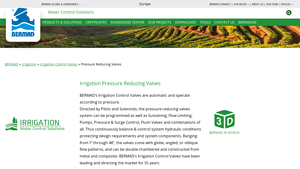 BERMAD - Irrigation Pressure Reducing Valves