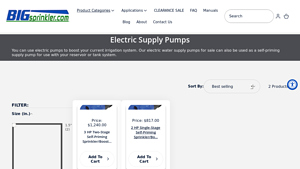 Big Sprinkler - 3 HP & 2 HP Self-Priming Pumps