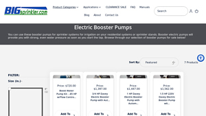 Big Sprinkler - Electric Water Pressure Booster Pumps