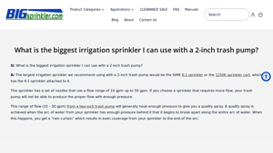 Big Sprinkler - SIME K-1 Sprinkler