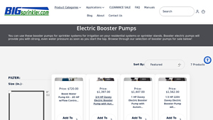 Big Sprinkler - Electric Water Pressure Booster Pumps