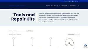 Champion Irrigation - Tools and Repair Kits for Irrigation Systems
