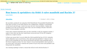 Orbit - 24 VAC Manifold for Above-Ground Sprinklers