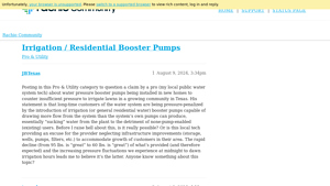 Rachio - Water Pressure Booster Pumps