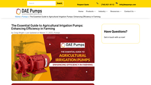 DAE Pumps - Agriculture Irrigation Solutions
