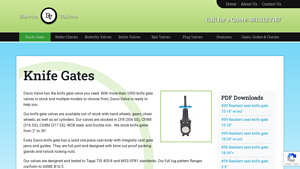 Davis Valve - Knife Gate Valves