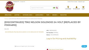 Nelson - 7962 Solenoid 24 Volt