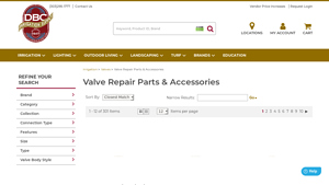 Irrigation Valves - Key Repair Parts