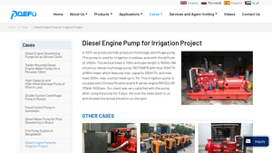 Defu - Diesel Multistage Pump 150TSWA*6