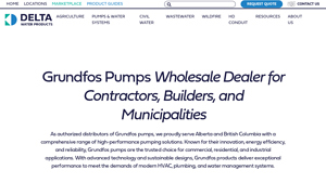 Delta Water Products - Grundfos Pumps