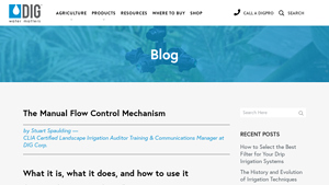 DigCorp - Manual Flow Control Mechanism