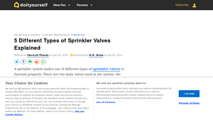 Do It Yourself - Gate and Ball Sprinkler Valves