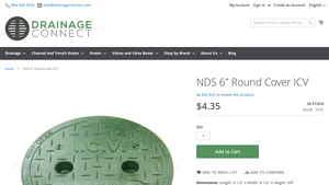 NDS - 6 Round Cover ICV