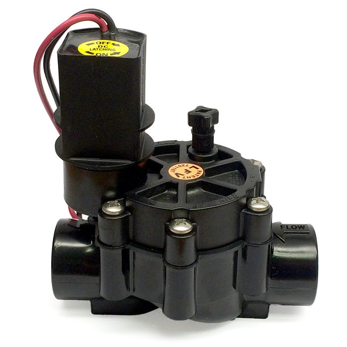 A stock image illustrating drip irrigation electric valve concepts