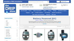 Drip Irrigation - Battery Powered Irrigation Timers