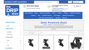 Drip Irrigation - Solar Powered Irrigation Timers