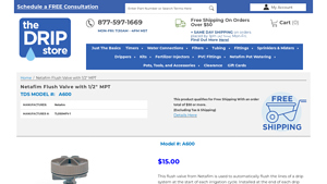 Netafim - A600 Flush Valve