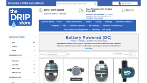 Drip Irrigation - Battery Powered Irrigation Timers