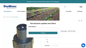 Dripworks - Flush Valves