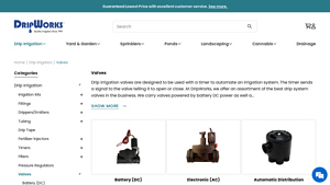 DripWorks - Drip Irrigation Valves