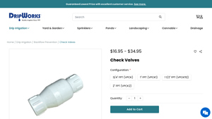 DripWorks - Check Valves
