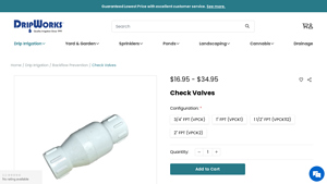 DripWorks - One-Way Check Valves
