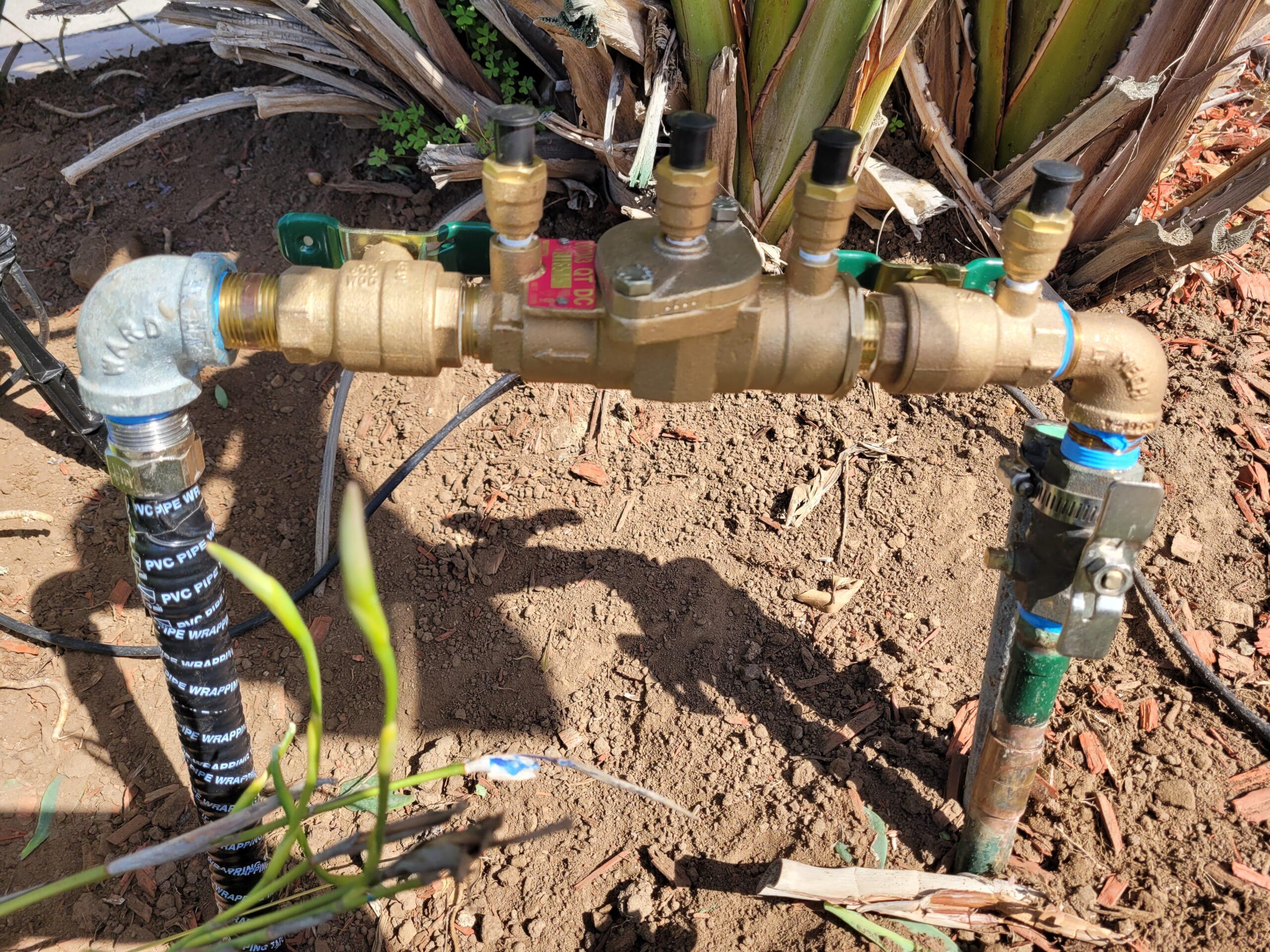 A stock image illustrating dual check valve irrigation concepts