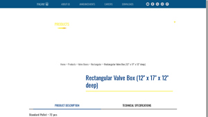 Dura Plastics - Rectangular Valve Box