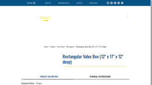 Dura Plastics - Rectangular Valve Box