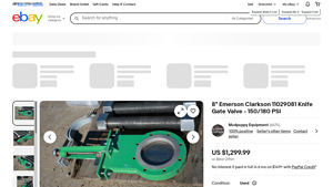 Emerson - Clarkson Knife Gate Valve