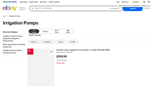 Irrigation Pumps - Best Deals on eBay