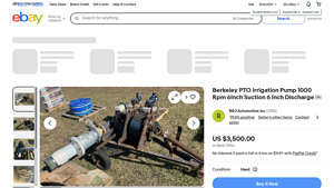 Berkeley - PTO Irrigation Pump