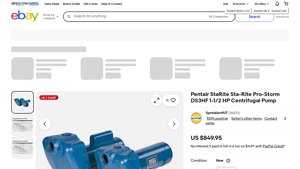 Sta-Rite - Sta-Rite Pro-Storm DS3HF 1-1/2 HP Centrifugal Pump